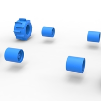 Wheel Set of Formula Off Road Scale 1:25 - Thumbnail 9