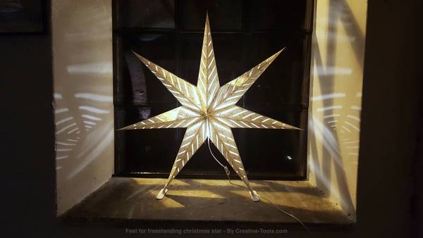 Feet for freestanding Christmas star 