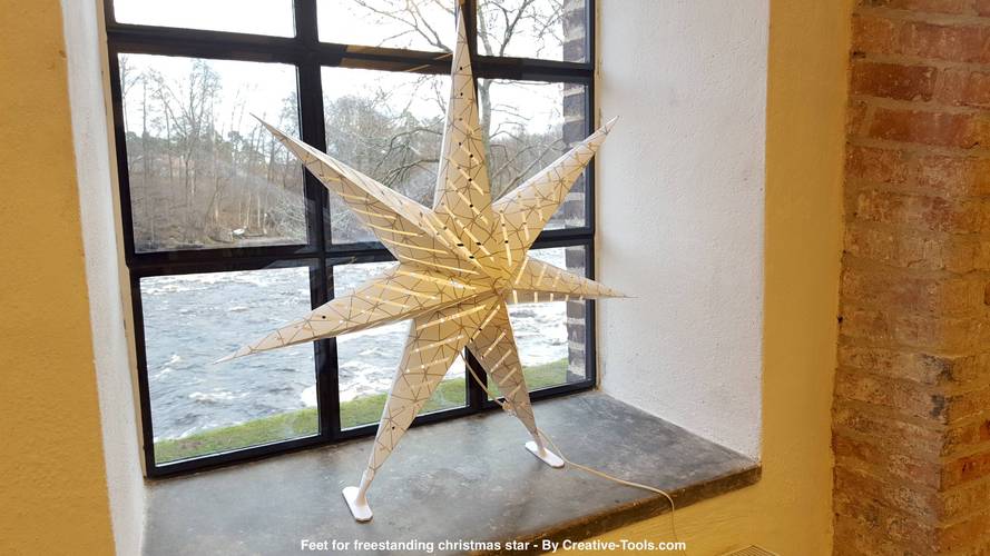 Feet for freestanding Christmas star  3D Print 57406