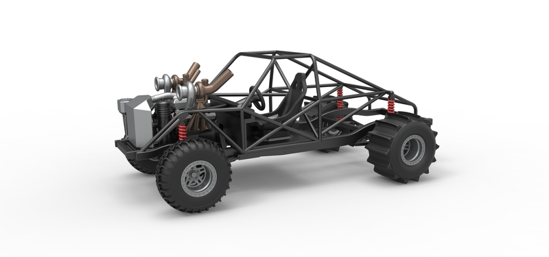 Uphill Sand Racing Dragster Base Version 3 Scale 1:25