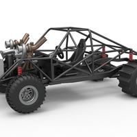 Uphill Sand Racing Dragster Base Version 3 Scale 1:25 - Thumbnail 1