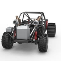 Uphill Sand Racing Dragster Base Version 3 Scale 1:25 - Thumbnail 4