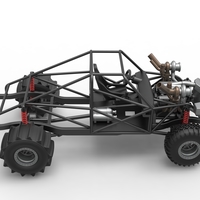 Uphill Sand Racing Dragster Base Version 3 Scale 1:25 - Thumbnail 19