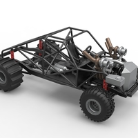 Uphill Sand Racing Dragster Base Version 3 Scale 1:25 - Thumbnail 20