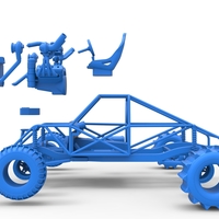 Uphill Sand Racing Dragster Base Version 3 Scale 1:25 - Thumbnail 23