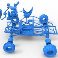 Uphill Sand Racing Dragster Base Version 3 Scale 1:25 - Thumbnail 24