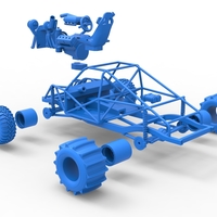 Uphill Sand Racing Dragster Base Version 3 Scale 1:25 - Thumbnail 25