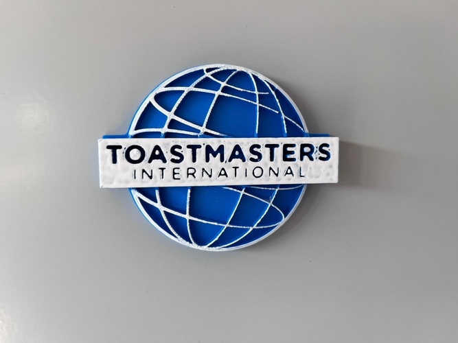 Toastmasters Logo 3D  Fridge Magnet 