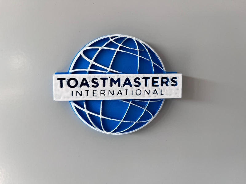 Toastmasters Logo 3D  Fridge Magnet 