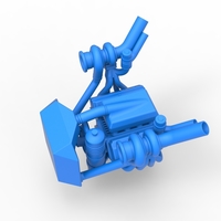 Engine of Uphill Sand Racing Dragster Version 3 Scale 1:25 - Thumbnail 3