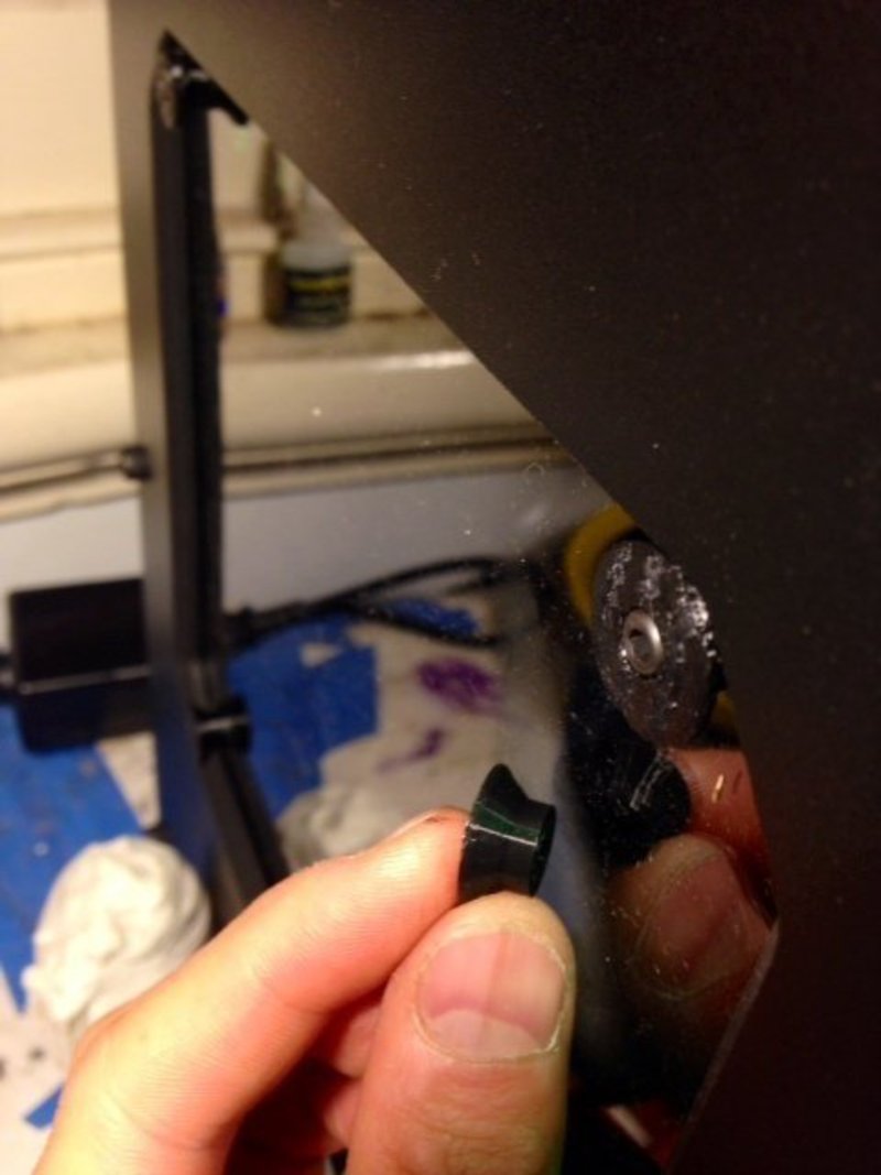 Side window panel holder for Replicator 2 or 2X