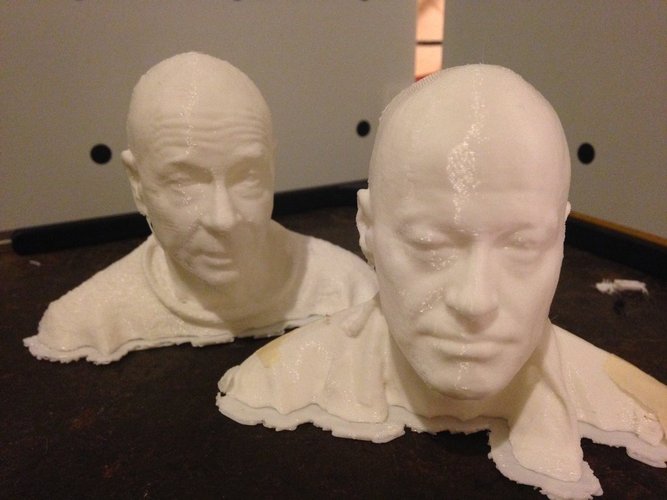 Sleek Geeks Dr Karl and Adam Spencer heads 3D Print 57437