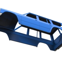 Shell of vintage SUV Version 2 Scale 1:25 - Thumbnail 3