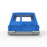 Shell of vintage SUV Version 2 Scale 1:25 - Thumbnail 11