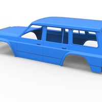 Shell of vintage SUV Version 2 Scale 1:25 - Thumbnail 13