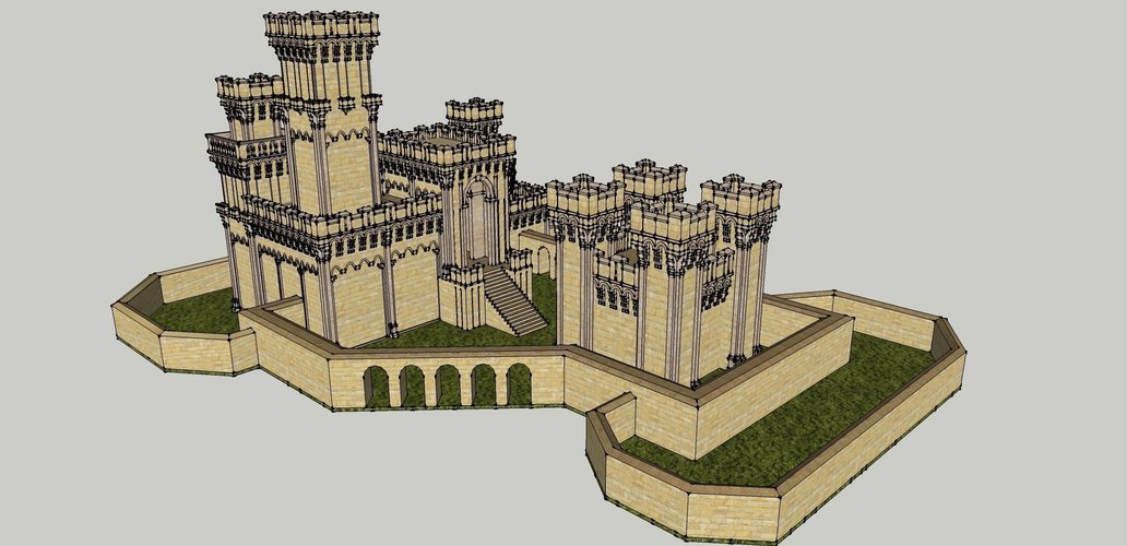 Chateau medieval 3D Print 57443