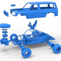 Uphill Sand Racing Dragster Version 4 Scale 1:25 - Thumbnail 23