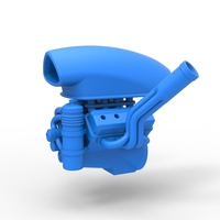 Engine of Uphill Sand Racing Dragster Version 4 Scale 1:25 - Thumbnail 1