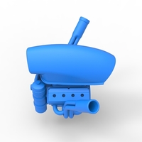 Engine of Uphill Sand Racing Dragster Version 4 Scale 1:25 - Thumbnail 9