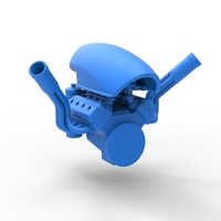 Engine of Uphill Sand Racing Dragster Version 4 Scale 1:25 - Thumbnail 10