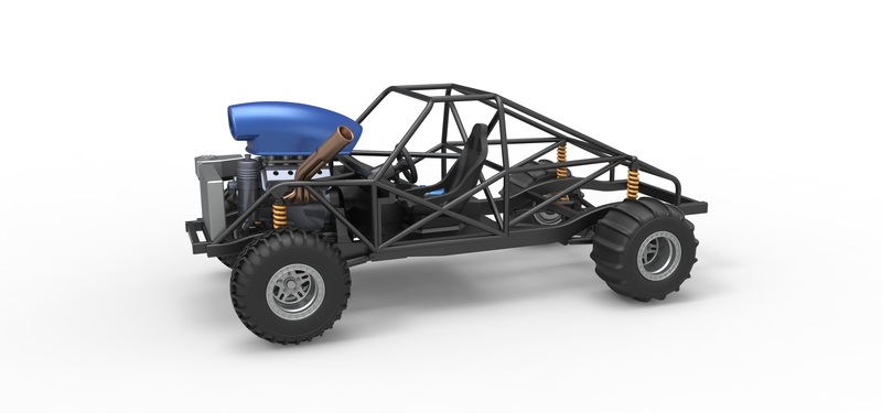 Uphill Sand Racing Dragster Base Version 4 Scale 1:25