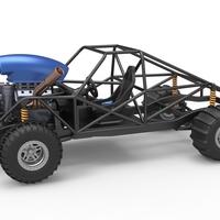 Uphill Sand Racing Dragster Base Version 4 Scale 1:25 - Thumbnail 1