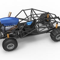 Uphill Sand Racing Dragster Base Version 4 Scale 1:25 - Thumbnail 2