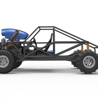 Uphill Sand Racing Dragster Base Version 4 Scale 1:25 - Thumbnail 8