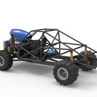 Uphill Sand Racing Dragster Base Version 4 Scale 1:25 - Thumbnail 11