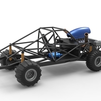 Uphill Sand Racing Dragster Base Version 4 Scale 1:25 - Thumbnail 16