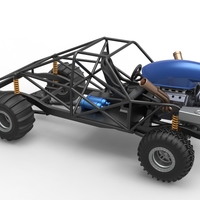 Uphill Sand Racing Dragster Base Version 4 Scale 1:25 - Thumbnail 18