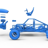 Uphill Sand Racing Dragster Base Version 4 Scale 1:25 - Thumbnail 21