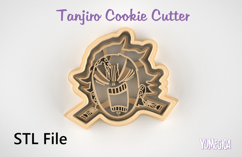 Tanjiro Kamado from "Kimetsu no Yaiba" Cookie Cutter - STL file