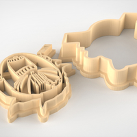 Tanjiro Kamado from "Kimetsu no Yaiba" Cookie Cutter - STL file - Thumbnail 6