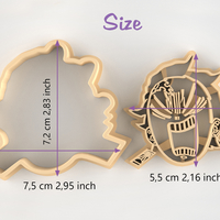 Tanjiro Kamado from "Kimetsu no Yaiba" Cookie Cutter - STL file - Thumbnail 7