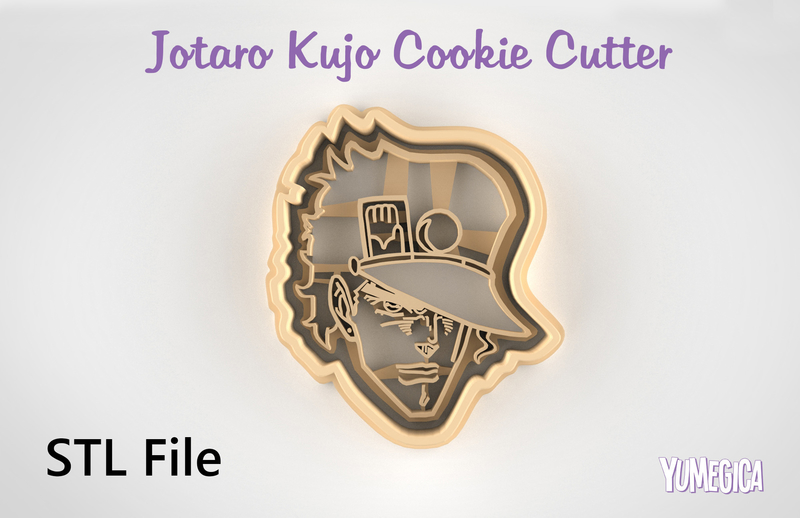 Jotaro Kujo from “JoJo's Bizarre Adventure” Cookie Cutter - STL