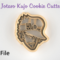 Jotaro Kujo from “JoJo's Bizarre Adventure” Cookie Cutter - STL - Thumbnail 7