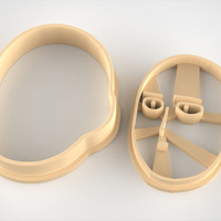 Saitama from “One Punch Man” Cookie Cutter - STL file - Thumbnail 1