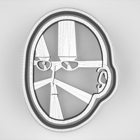 Saitama from “One Punch Man” Cookie Cutter - STL file - Thumbnail 5