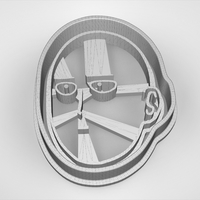Saitama from “One Punch Man” Cookie Cutter - STL file - Thumbnail 6