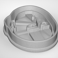 Saitama from “One Punch Man” Cookie Cutter - STL file - Thumbnail 7