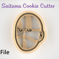 Saitama from “One Punch Man” Cookie Cutter - STL file - Thumbnail 8