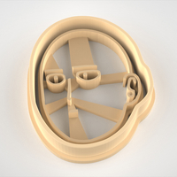 Saitama from “One Punch Man” Cookie Cutter - STL file - Thumbnail 10