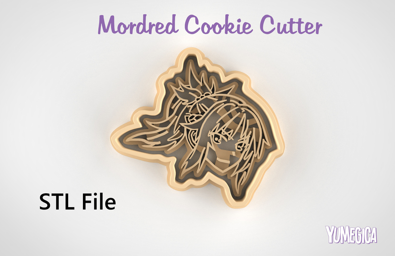 Mordred from “Fate/Grand Order” Cookie Cutter - STL file