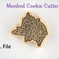 Mordred from “Fate/Grand Order” Cookie Cutter - STL file - Thumbnail 6