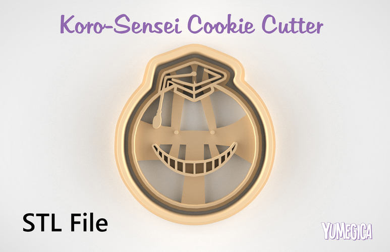Koro-sensei “Assassination Classroom” - Cookie Cutter - STL file
