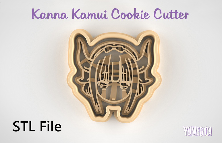 Kanna Kamui “Miss Kobayashi's Dragon Maid” Cookie Cutter - STL