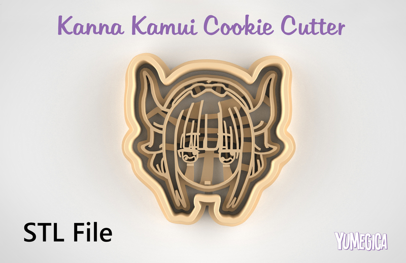 Kanna Kamui “Miss Kobayashi's Dragon Maid” Cookie Cutter - STL