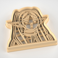 Frieren from “Sousou no Frieren” Cookie Cutter - STL file - Thumbnail 3