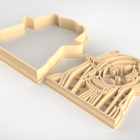 Frieren from “Sousou no Frieren” Cookie Cutter - STL file - Thumbnail 5